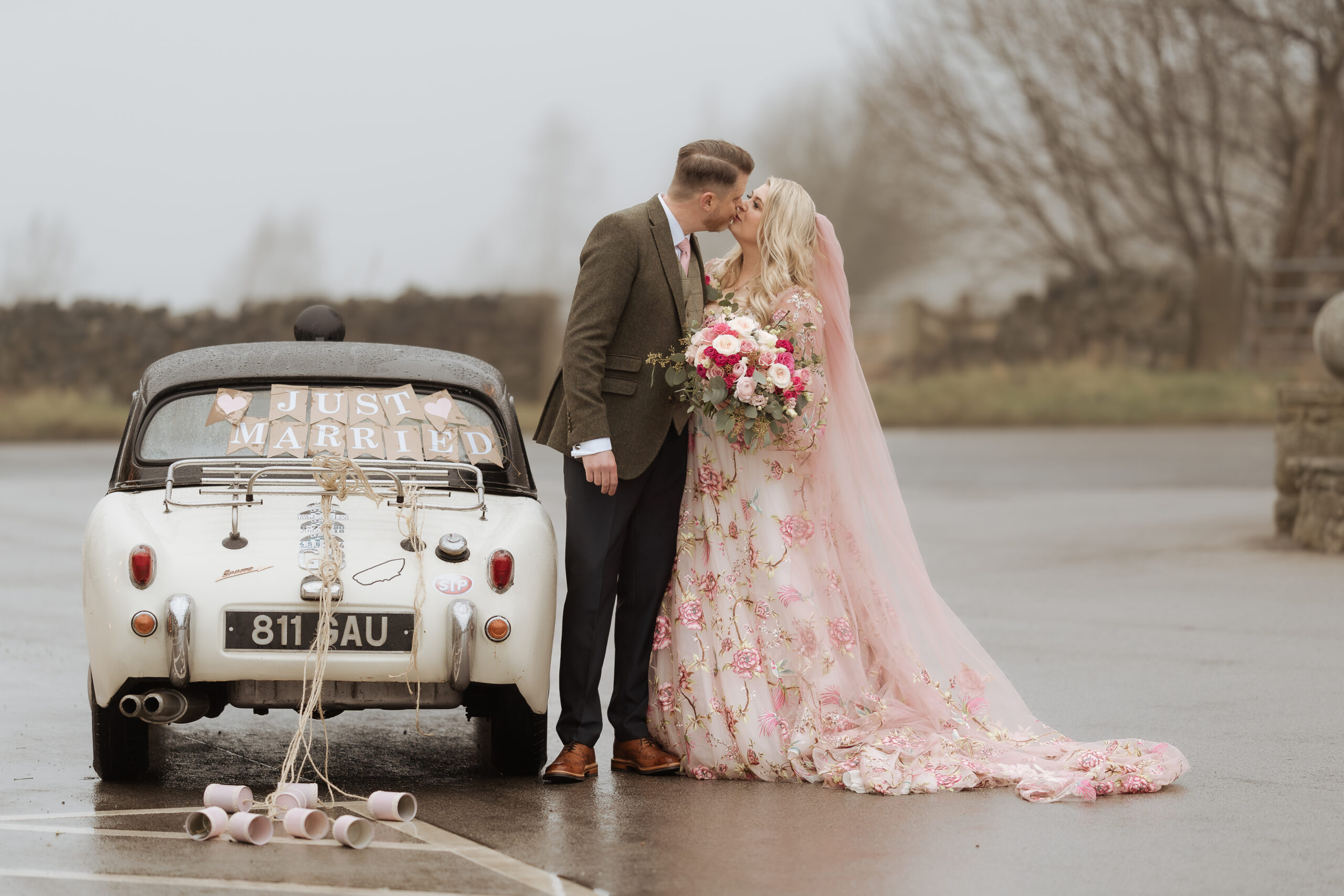 winter wedding at Peak Edge Hotel in Chesterfield