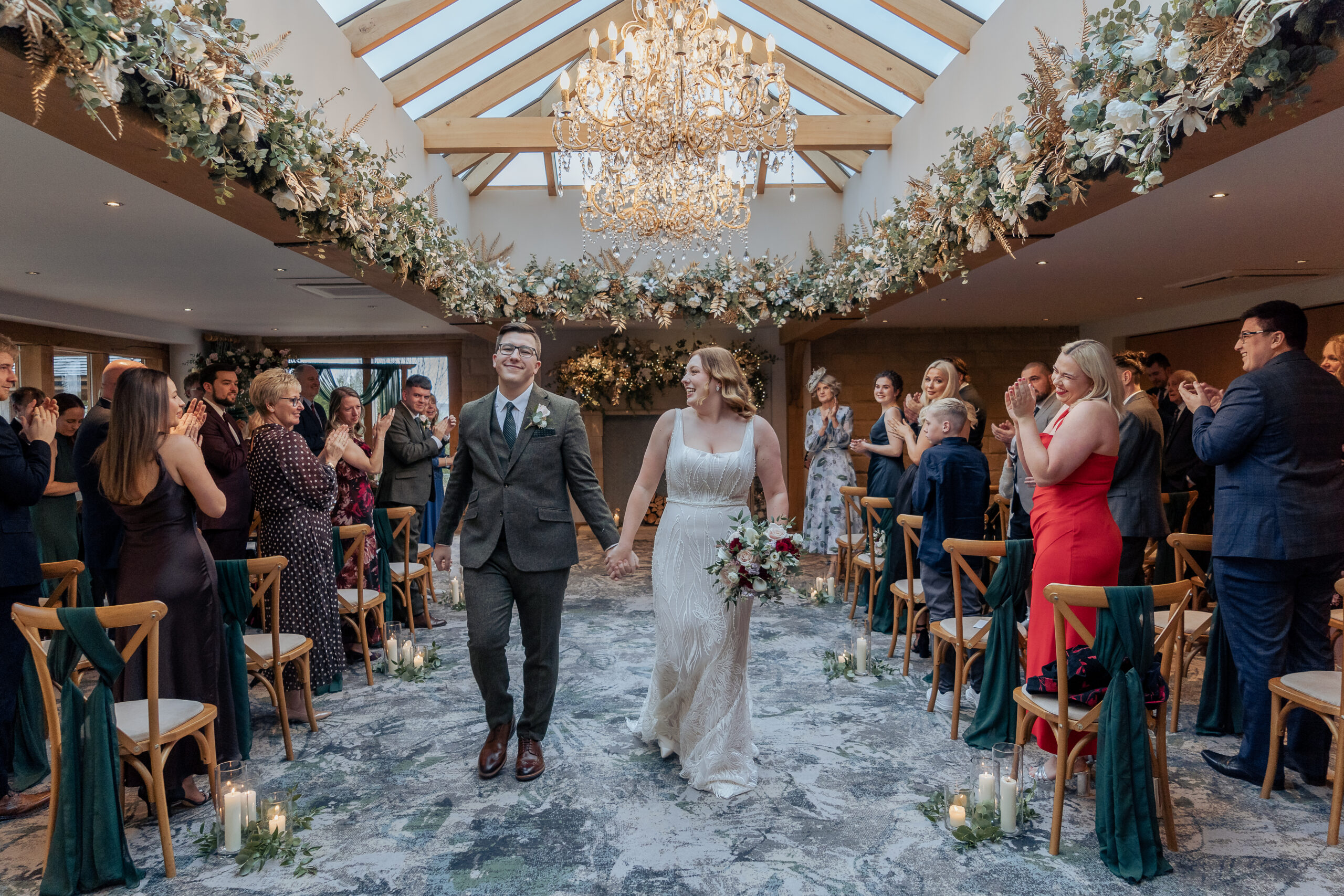 Ceremony room at Peak Edge Hotel in Chesterfield