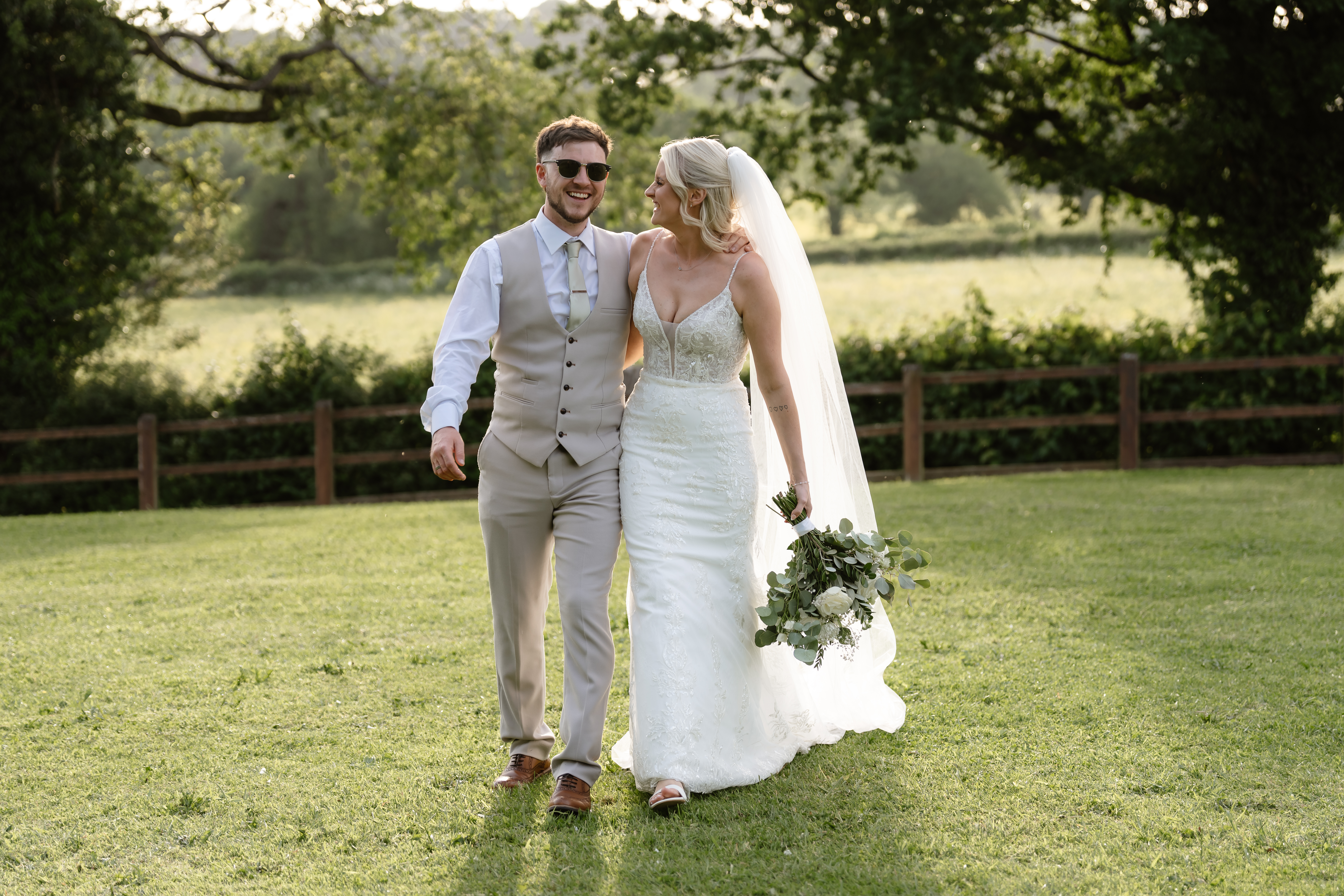 The White Hart bride and Groom