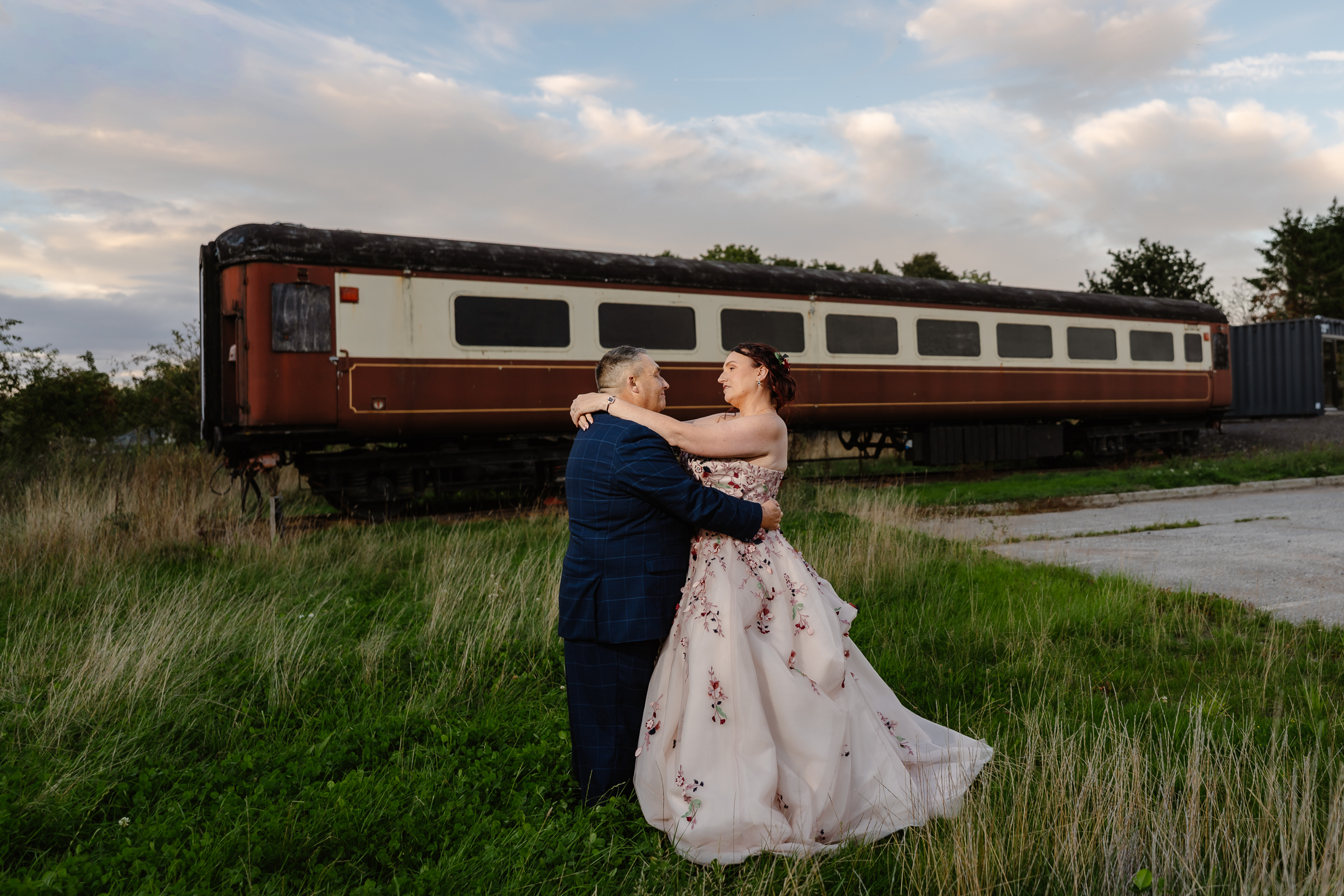 whistle barns wedding venue train